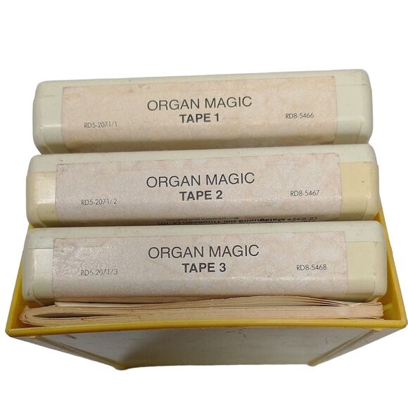 The Magic Organ Good Time Show Lot Of 3 8-Track Tapes Songs Readers Digest 1977 - Picture 4 of 6
